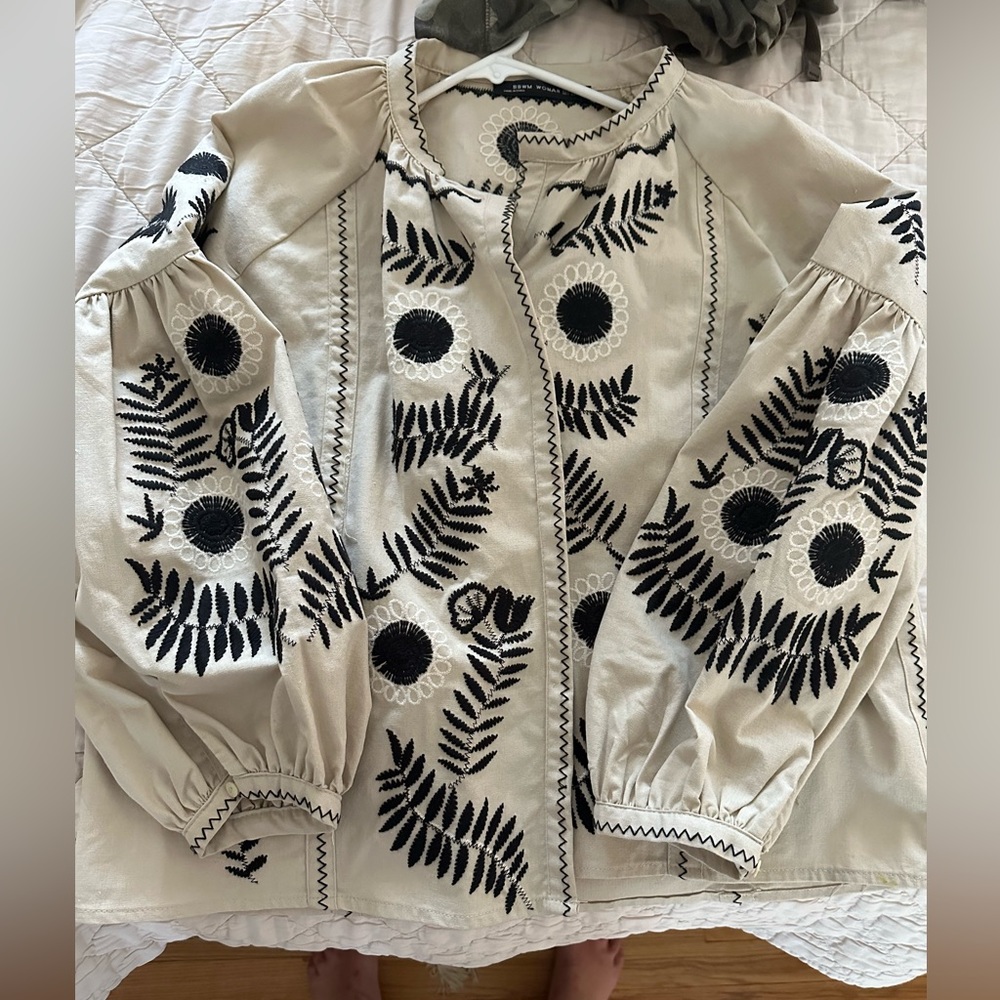 Zara jacket- missing tassels .